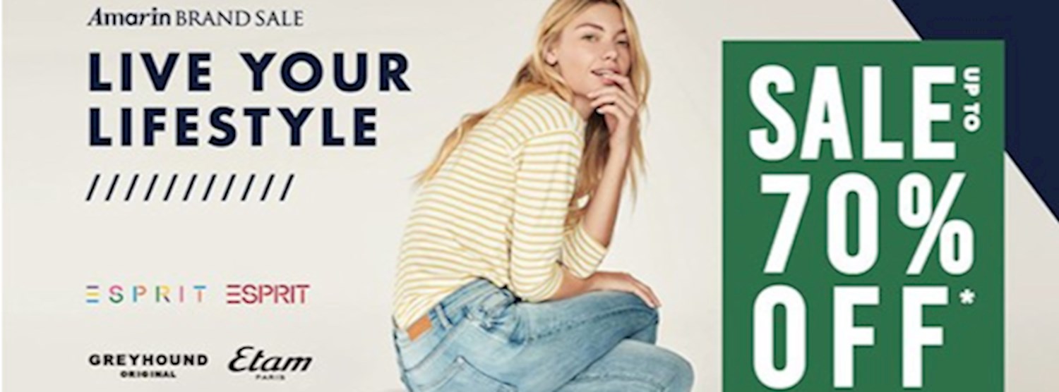 Amarin Brand Sale : Live Your Lifestyle Zipevent