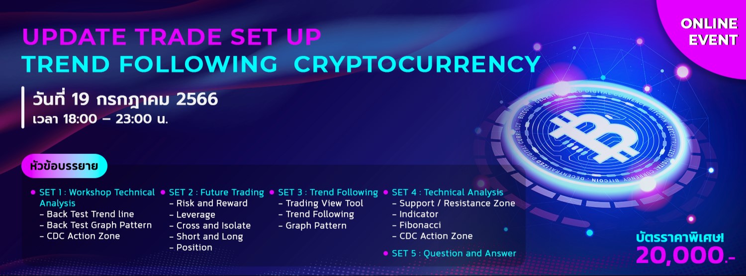 Update Trade set up and Trend Following Cryptocurrency Zipevent