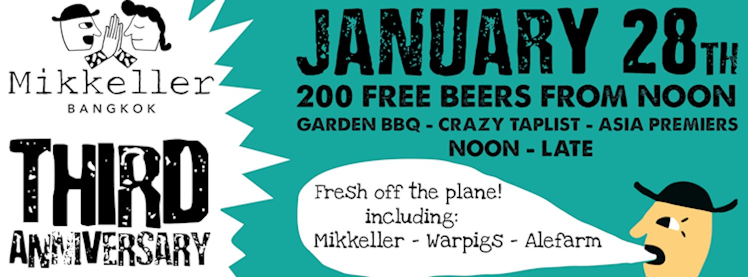 Mikkeller Bangkok Third Anniversary! Zipevent