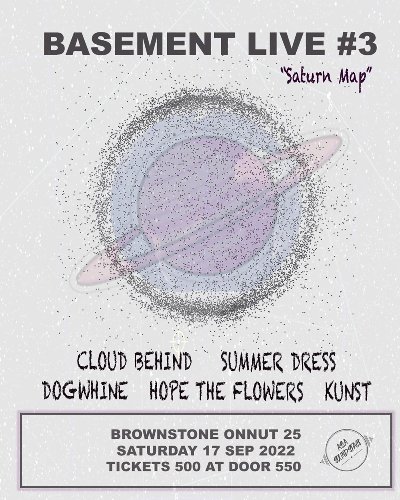 BASEMENT LIVE #3 : SATURN MAP Zipevent