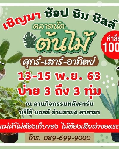 ตลาดนัดต้นไม้ Zipevent
