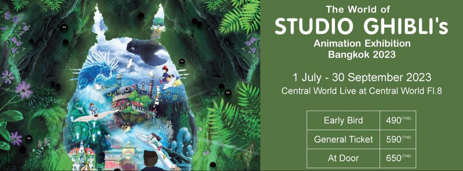 The World of Studio Ghibli’s Animation Exhibition Bangkok 2023 Zipevent