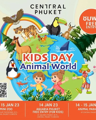 Central Phuket Kids Day Animal World Zipevent