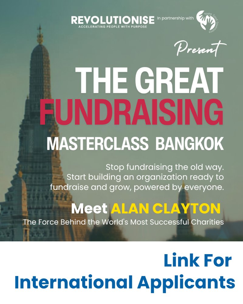 The Great Fundraising Masterclass in Bangkok 2027 [International Applicants] Zipevent