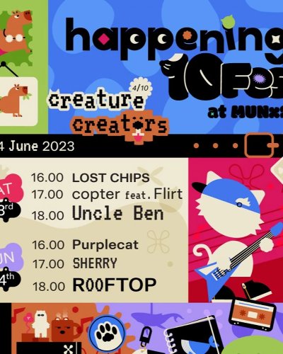 happening 10Fest: Creature Creators Zipevent