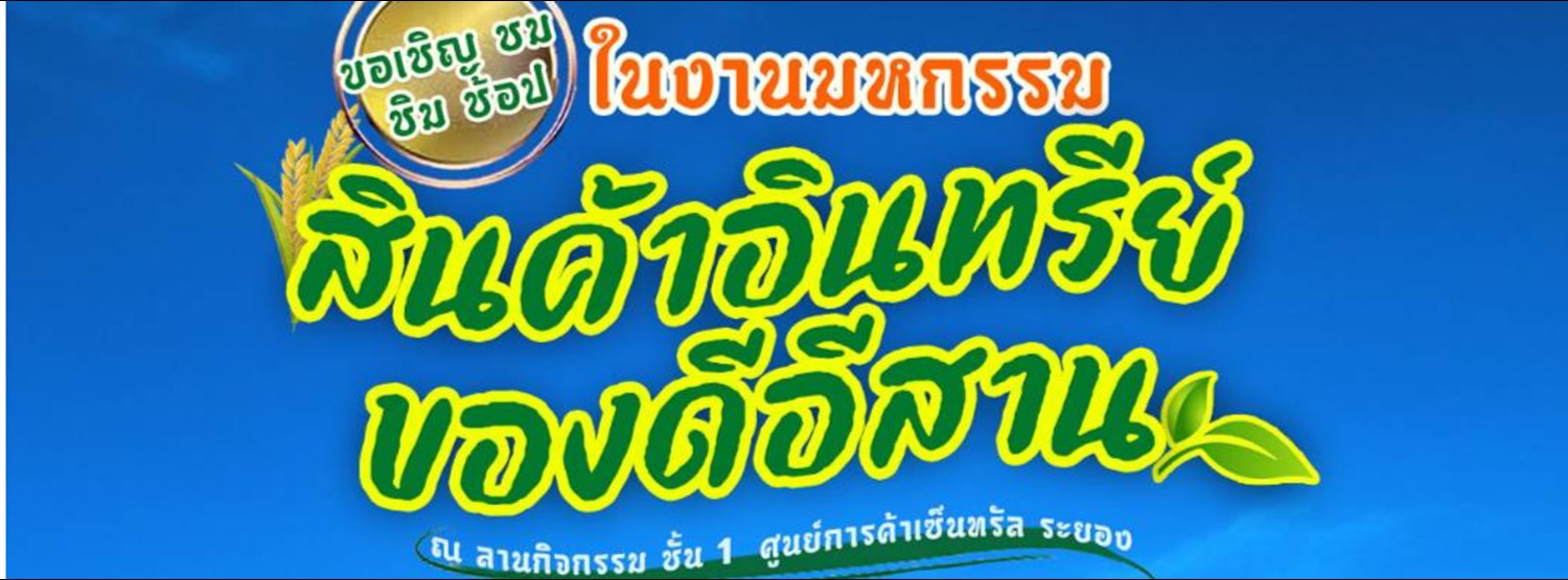 มหกรรมสินค้าอินทรีย์ของดีอีสาน Zipevent