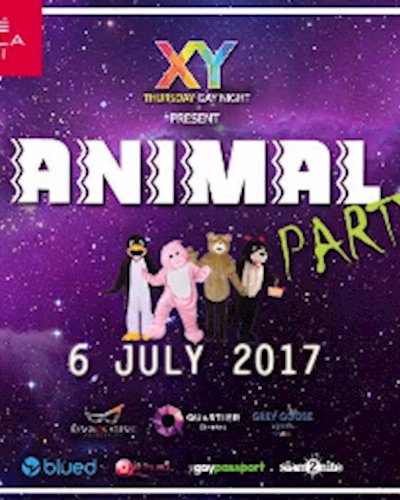 XY presents "Animal Party" Thursday July 6 at CLV Bkk Zipevent