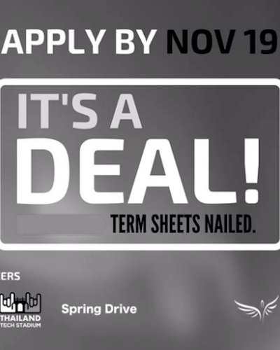 IT'S A DEAL! Term Sheets Nailed. Zipevent