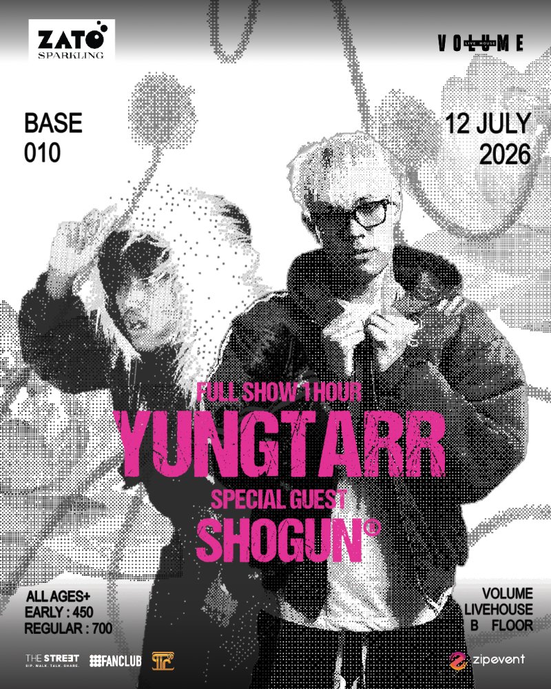 VOLUME PRESENTS BASE 010 : YUNGTARR + SHOGUN® Zipevent