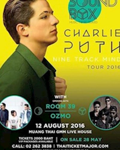 Charlie Puth LIVE IN BANGKOK Zipevent