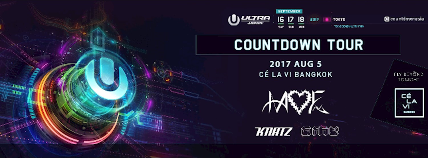 Countdown to Ultra Japan with DJ MOE Aug 5th at CLV BKK Zipevent