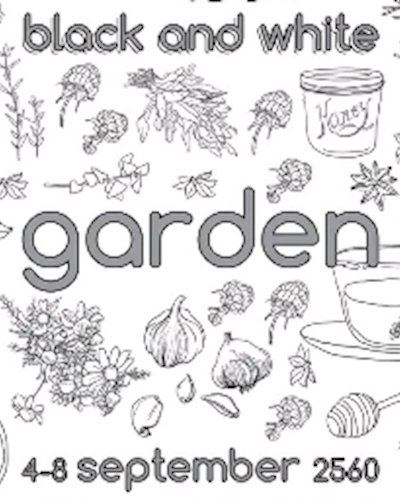 black and white garden Zipevent