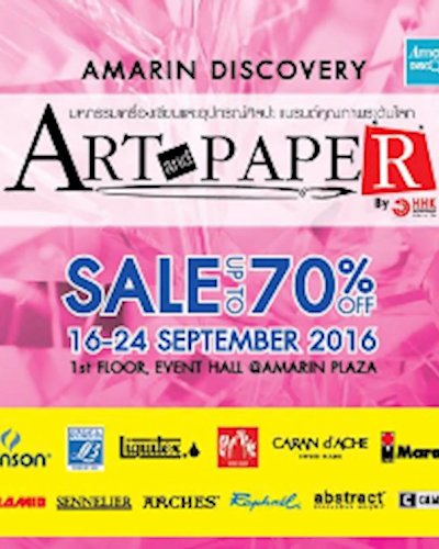Amarin Discovery: Art & Paper Fair Sale Up To 70% Zipevent