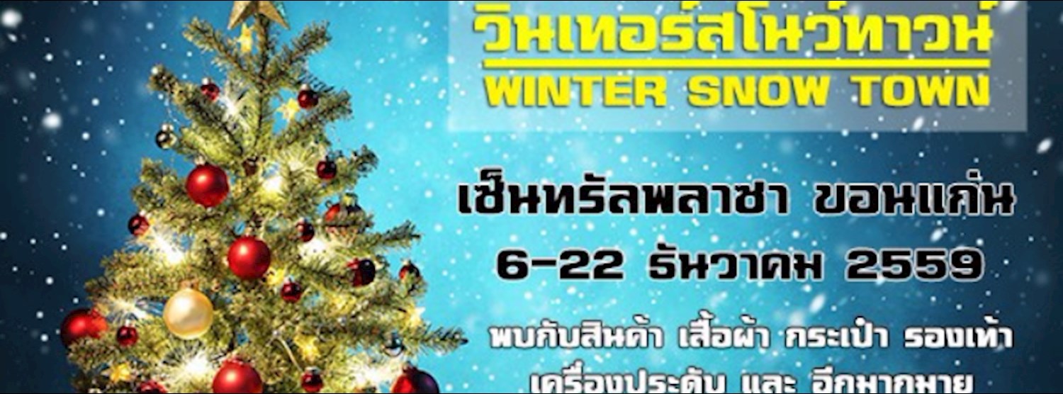 WINTER SNOW TOWN Zipevent