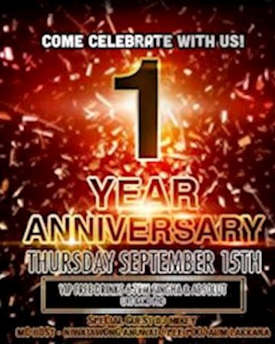 Hooters Soi 15 Bangkok - 1 Year Anniversary Party Zipevent