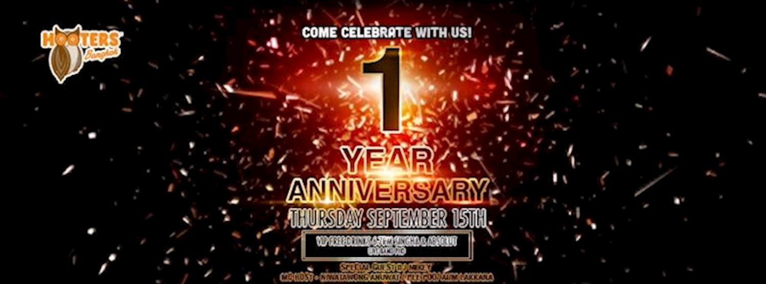 Hooters Soi 15 Bangkok - 1 Year Anniversary Party Zipevent