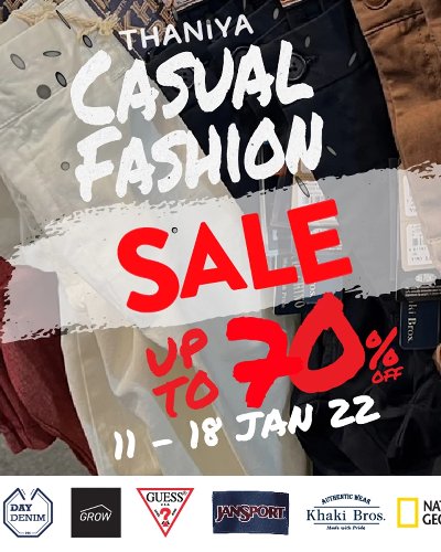 Thaniya Casual Fashion Zipevent
