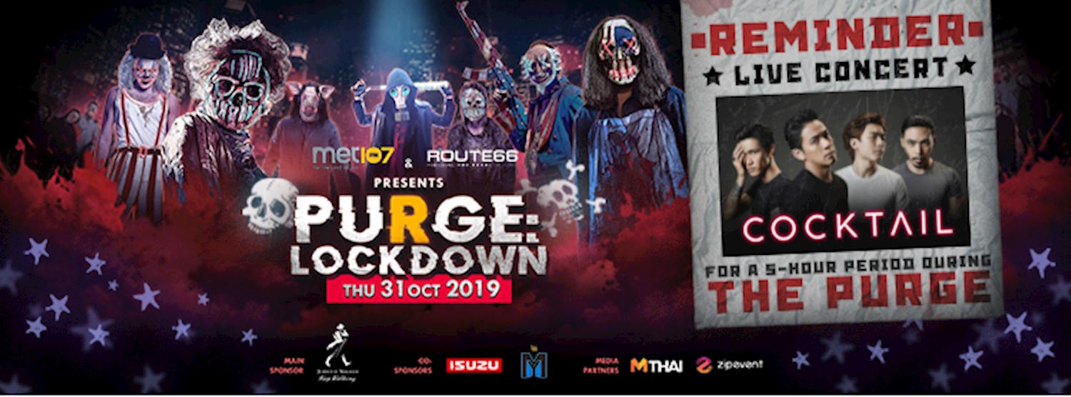 Route66 Club : Purge Lockdown 2019 Zipevent