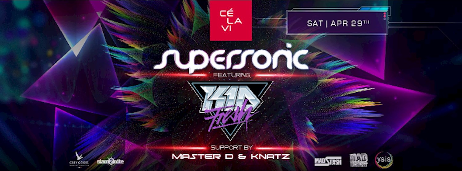 Supersonic Saturdays presents Kid Fresh April 29th at CLV BKK Zipevent