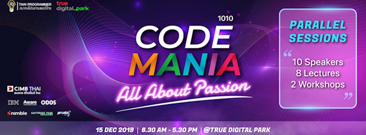 Code Mania 1010: All About Passion! Zipevent