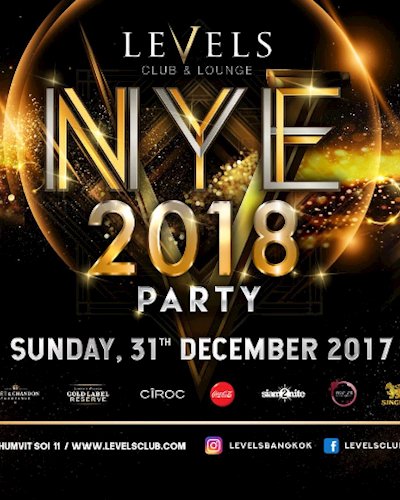 NYE Party at Levels l 31 December 2017 Zipevent
