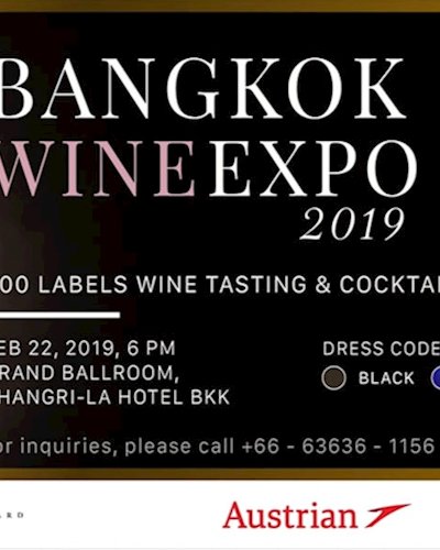 Bangkok Wine Expo 2019 Zipevent