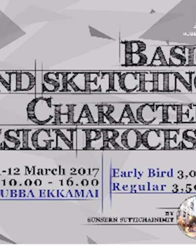Basic hand sketcking + Character design Process Zipevent