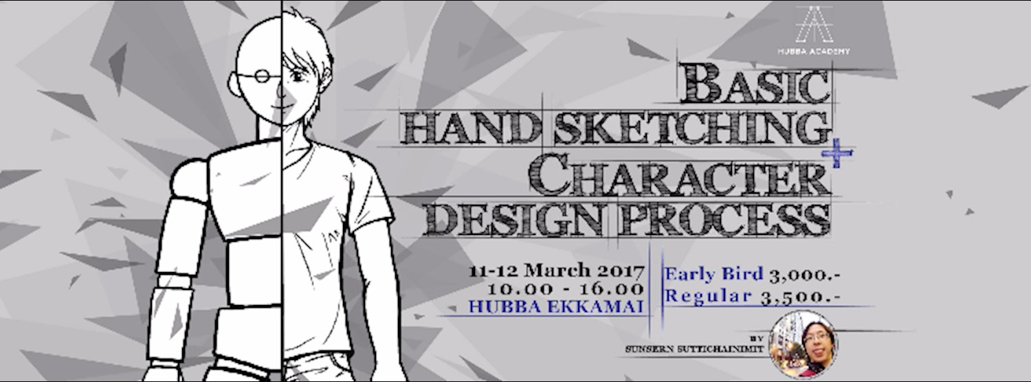 Basic hand sketcking + Character design Process Zipevent