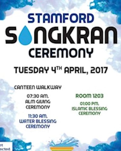 Stamford Songkran Ceremony 2017 Zipevent