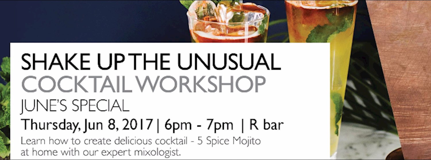 Shake up the unusual cocktail workshop Zipevent