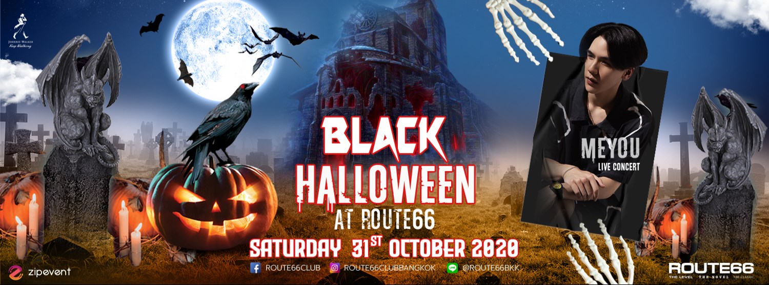 Route66 Presents Black Halloween..2020 Zipevent