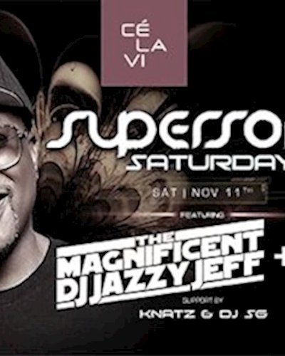 DJ Jazzy Jeff & MC Rhymefest, Sat Nov 11th at CÉ LA VI BKK Zipevent