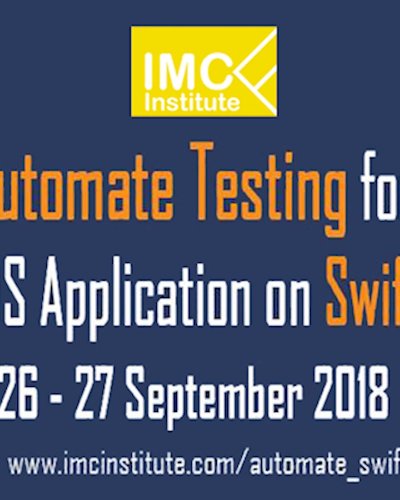 📲📲📲 หลักสูตรแนะนำ Automate Testing for iOS Application on Swift อบรมวันที่ 26 - 27 กันยายน 2018 📲📲📲 Zipevent