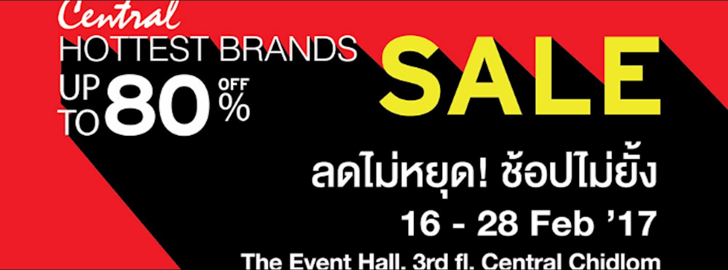 CENTRAL HOTTEST BRANDS SALE 80% Zipevent