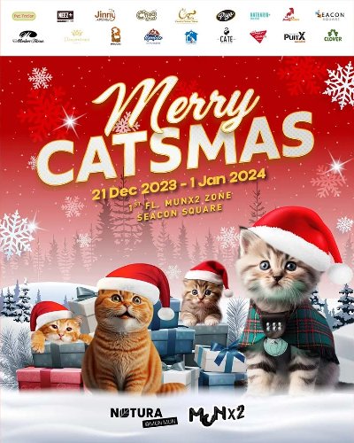 MERRY CATMAS Zipevent