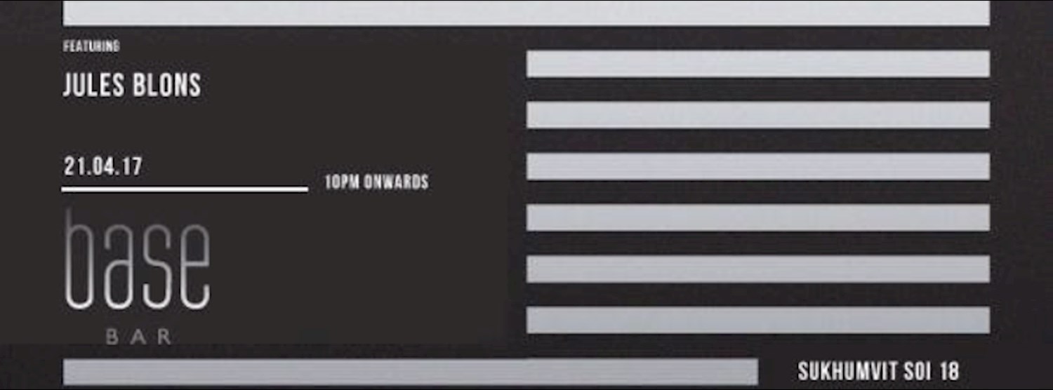 Electronic Flavours with Jules Blons | 21.04 Zipevent