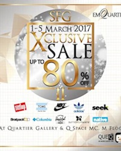 Xclusive sale @Emquatier Zipevent