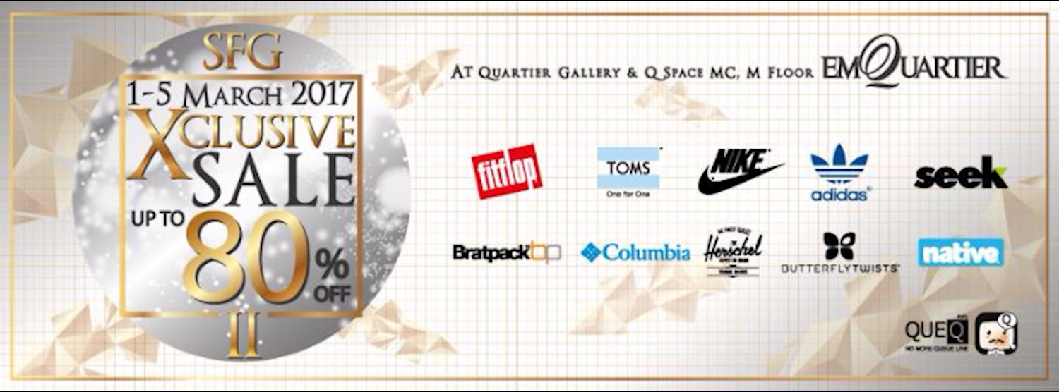 Xclusive sale @Emquatier Zipevent