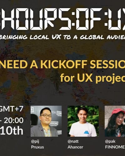 24 Hours of UX - Why we need a kickoff session for UX projects Zipevent