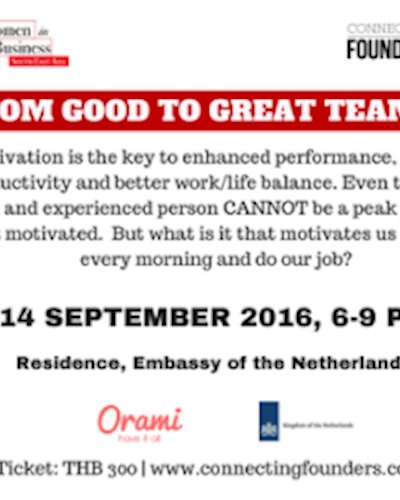 Workshop: From Good to Great Teams Zipevent