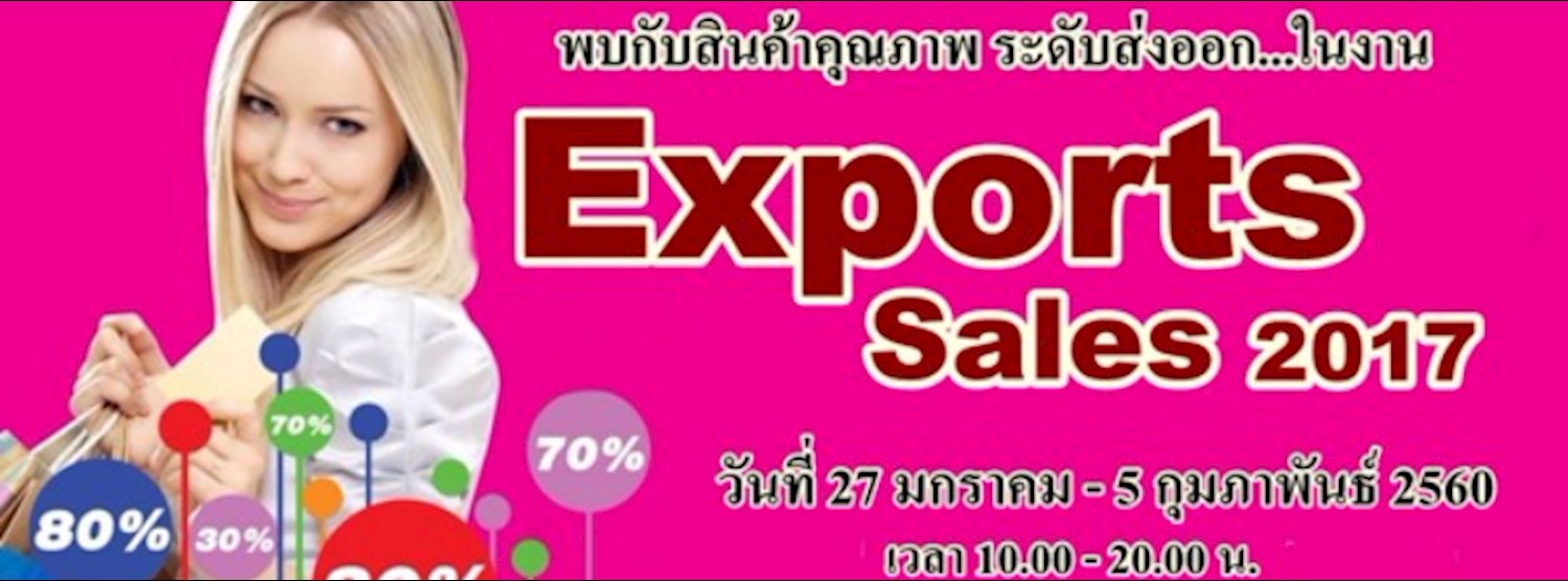 Exports Sales 2017 Zipevent