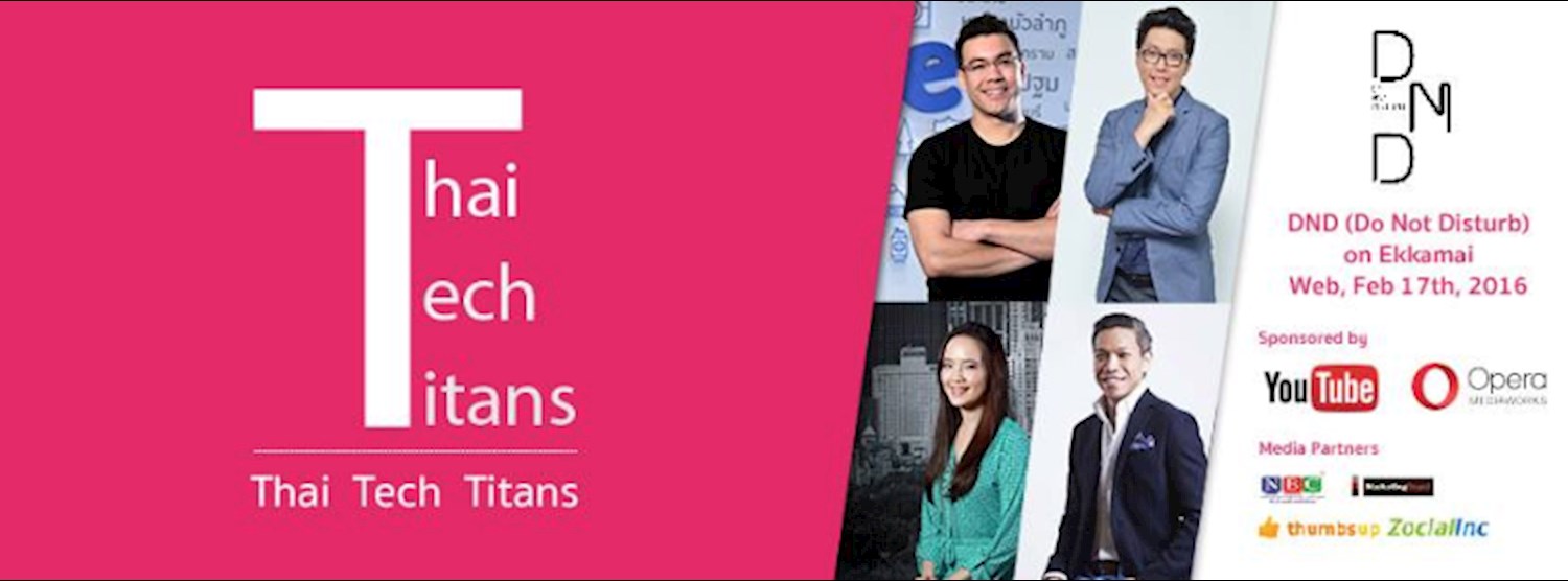 Web Wednesday Thailand 18.0 - Thai Tech Titans Zipevent