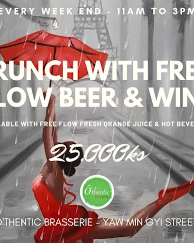 Week End Brunch & Free Flow Wine/Beer Zipevent