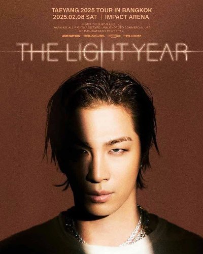 TAEYANG 2025 TOUR [THE LIGHT YEAR] IN BANGKOK Zipevent