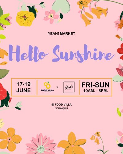 YEAH! MARKET “Hello Sunshine” Zipevent