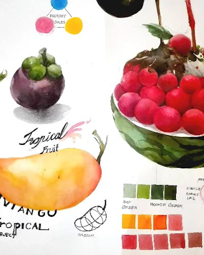 Foodie : Watercolor Workshop Zipevent