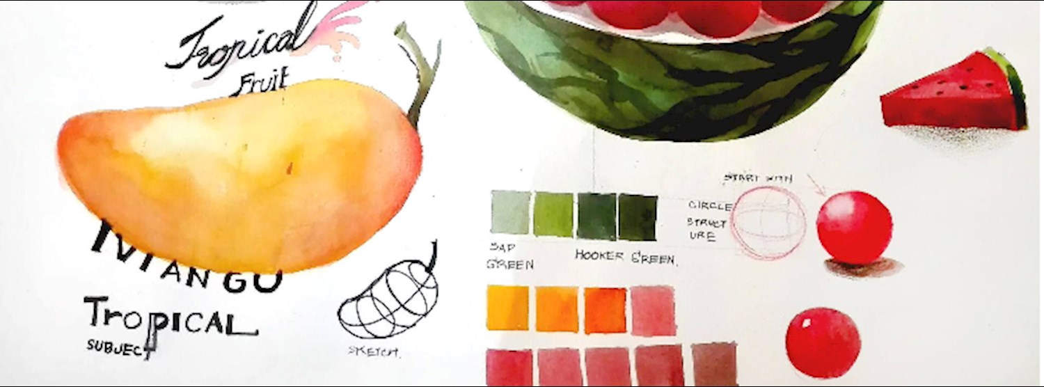 Foodie : Watercolor Workshop Zipevent