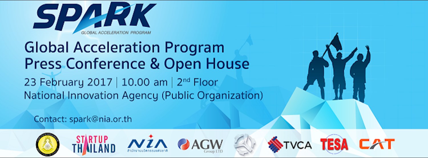SPARK Global Acceleration Program: Press Conference & Open House Zipevent