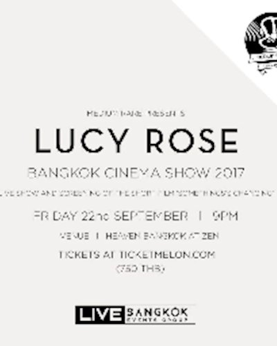 Lucy Rose live in Bangkok 2017 Zipevent