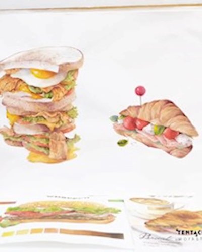 Watercolor Workshop for Foodies Zipevent